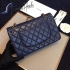 Chanel 2.55 middle size dark blue original lambskin